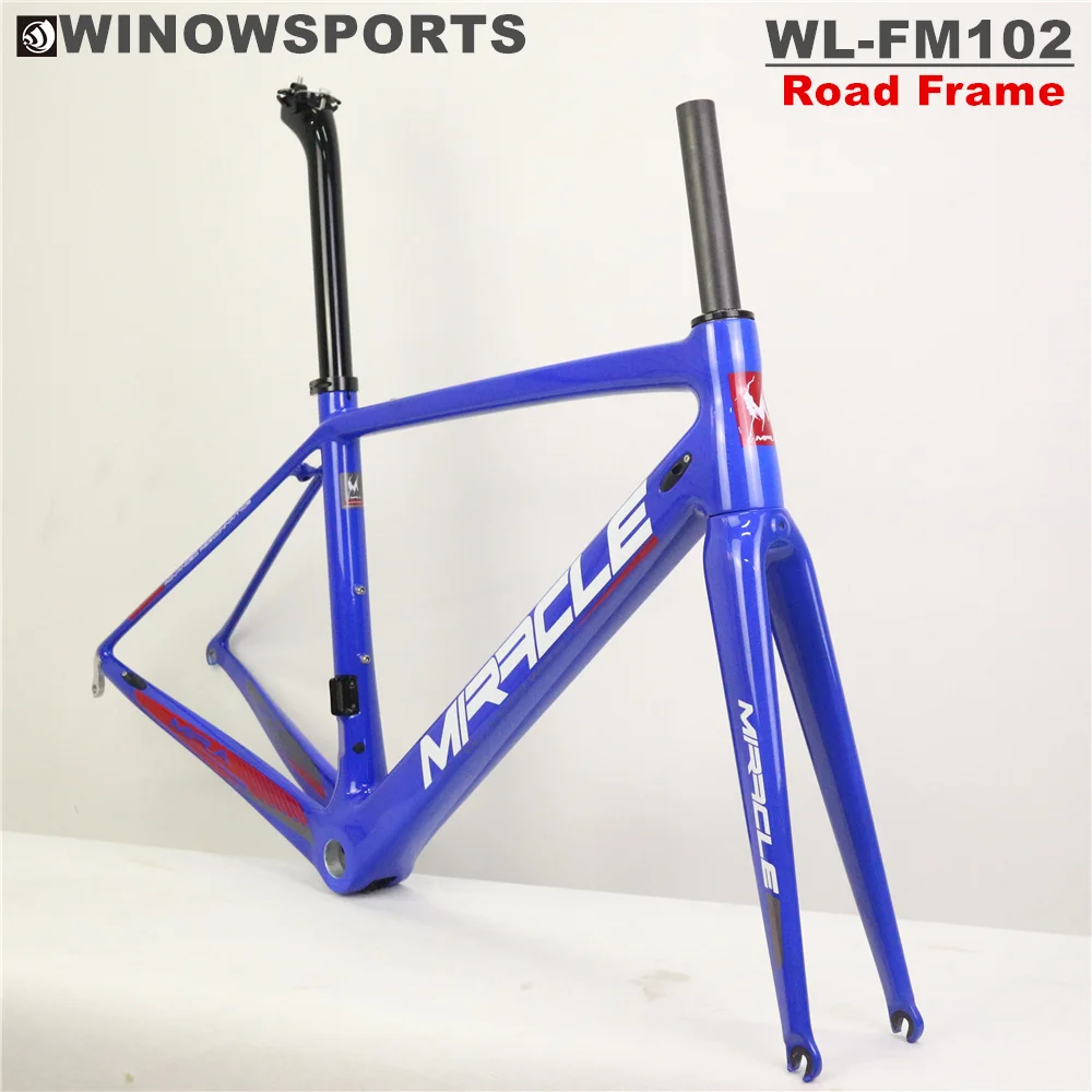 Winowsports 11 дешевая карбоновая рама для шоссейного велосипеда FM102 размер 49 см только