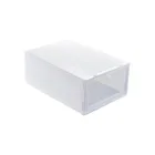 6 видов пластиковая коробка для обуви Складная хорошо складируемая коробка для обуви Органайзер Ящик для хранения с откидывающейся прозрачной дверью для мужчин и женщин 33,5x23,5x13 см