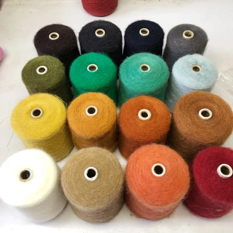

500Meter/group of high quality wool mohair wool winter scarf shawl sweater thread DIY hand-knitted color thread 0.25KG
