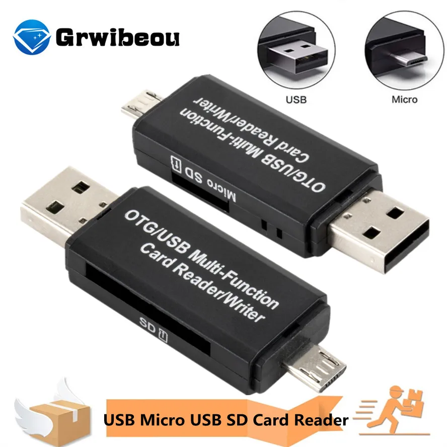 All In One OTG Micro SD Card Reader USB 2.0 Card Reader 2.0 For USB Micro SD Adapter Flash Drive Smart Memory Card Reader