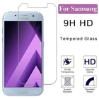 Закаленное стекло для Samsung Galaxy A7 A6 A8 Plus 2018 9H, Защита экрана для A3 A5 A7 2017 2016, закаленное защитное стекло, пленка