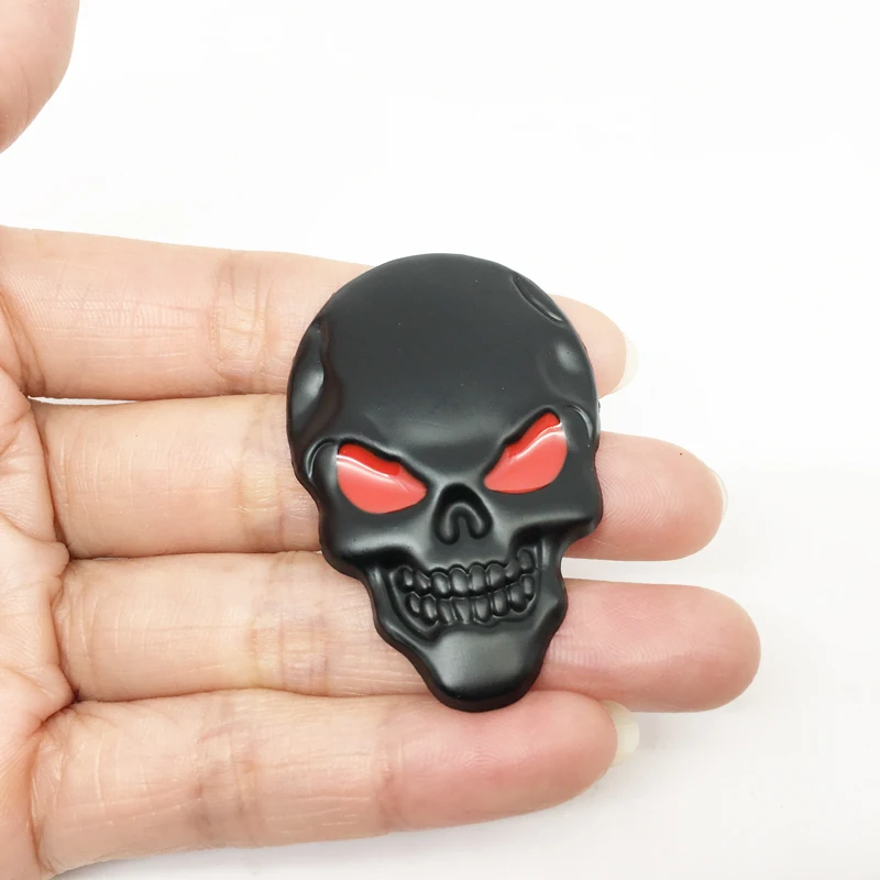 Car styling 3D metal The Punisher Skull Emblem Badge car sticker for Audi Chevrolet Golf Polo Opel Toyota Mazda Nissan Hyundai | Автомобили