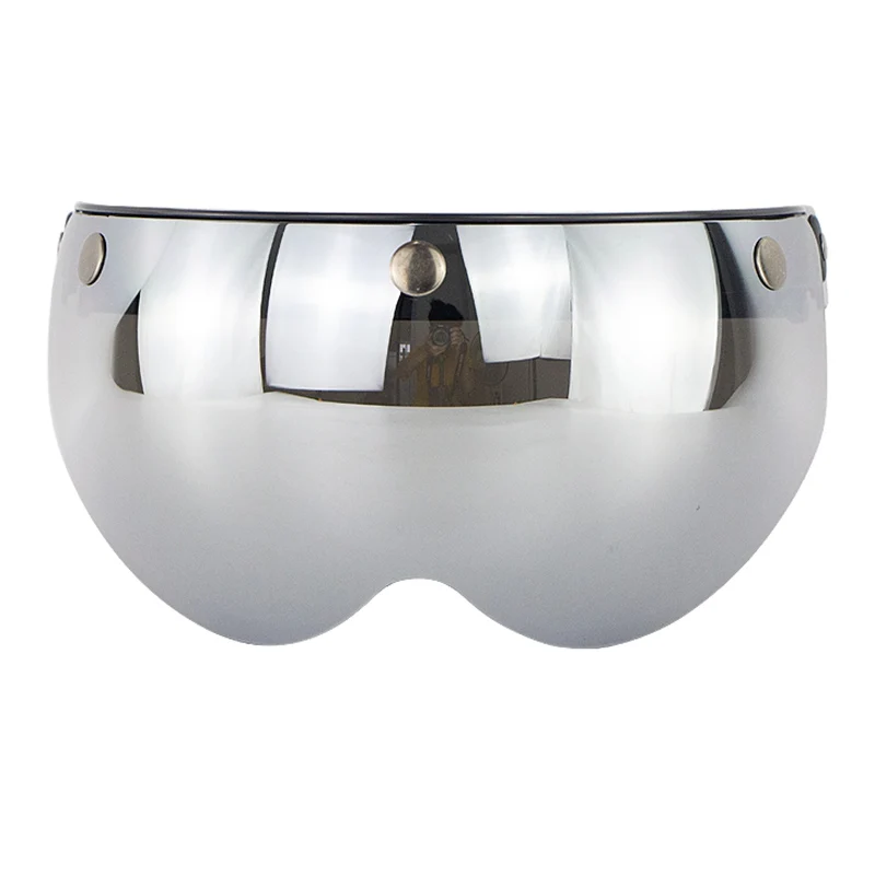 Ветрозащитный мотоциклетный шлем объектив винтажный козырек Защита лица