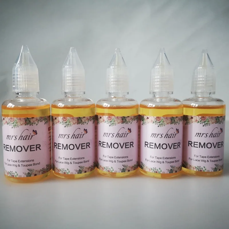5pc remover Для салона для удаления волос 4 унции для кружевных передних париков/человеческих париков для удаления клея/мужской клей для парика для удаления - Цвет: 5pc remover