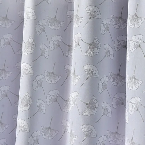 Grey NAPEARL 1 шт. полуштора шторы дизайн Современные драпировки для спальни окна кухня гинкго жаккард декор лента стиль - Цвет: Grey