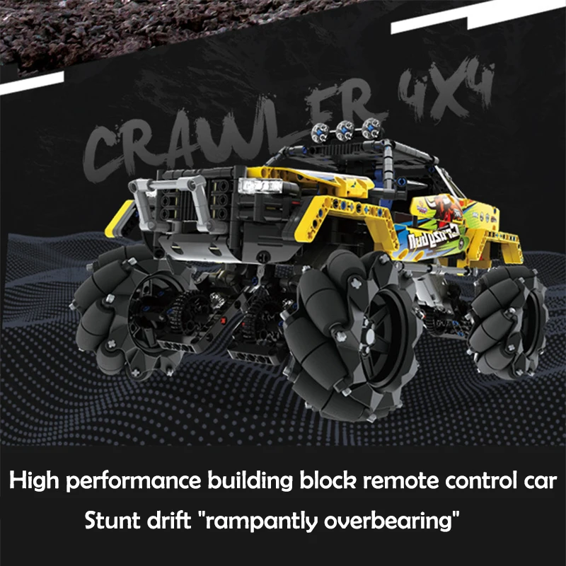 

City High-tech RC Stunt Drift Racing Car Building Blocks MOC Remote Control Smart Vehicle Bricks Toys Children Cars Toys Gifts