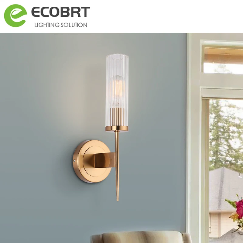 Настенное бра ECOBRT винтажный настенный светильник в стиле ретро с лампочкой E27 |