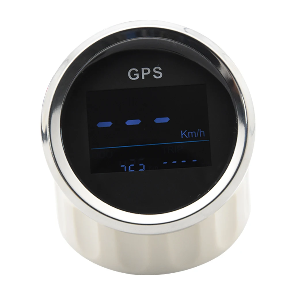 Универсальный 52 мм цифровой GPS измеритель скорости ЖК дисплей одометр пробег