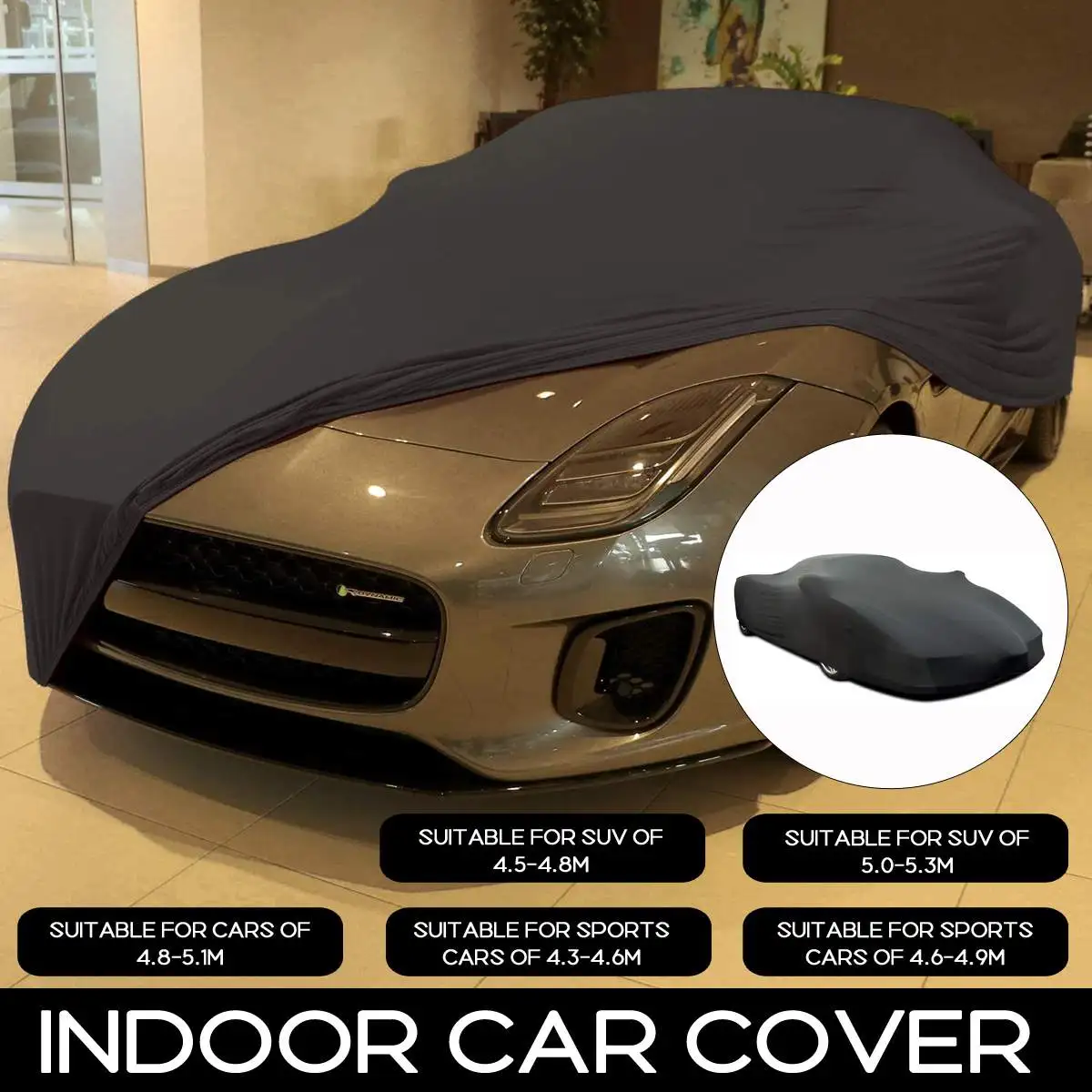 

Universal Car Soft stretch Cover Outdoor Full Auot Cover Sun UV Snow Dust Resistant Protection Cover for Tesla Model 3,SUV