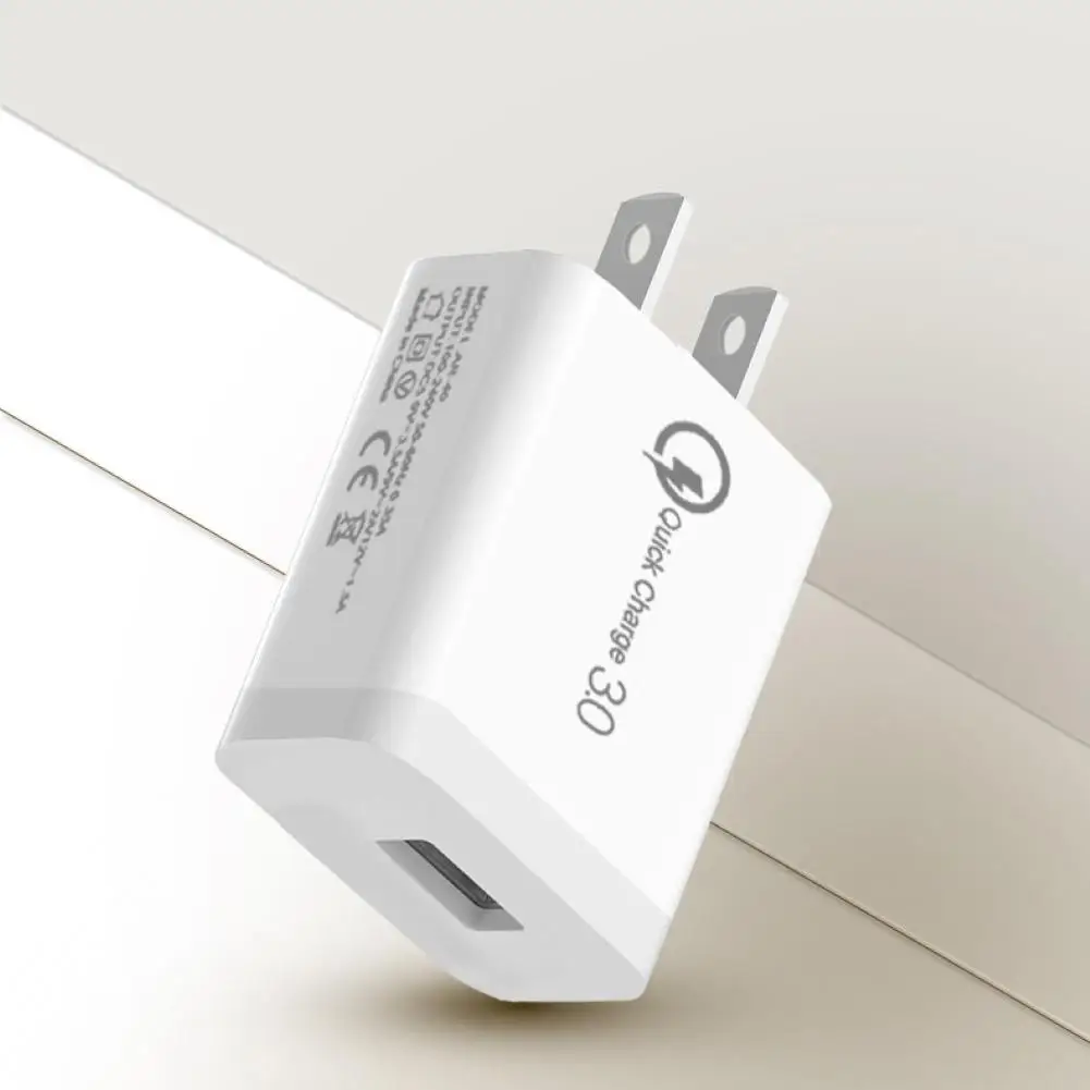 USB зарядное устройство штепсельная вилка EU/US 5V 3.5A QC3.0 одиночный в AC быстрое