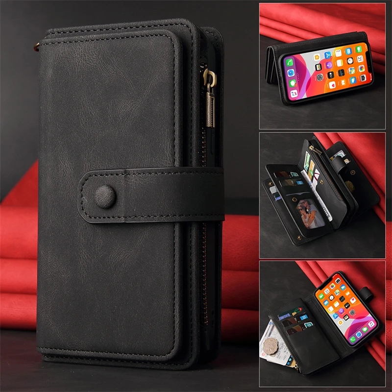 

Suitable for iPhone leather case, iPhone 11 12 13 Pro Max 12 13 Mini XR x XS Max