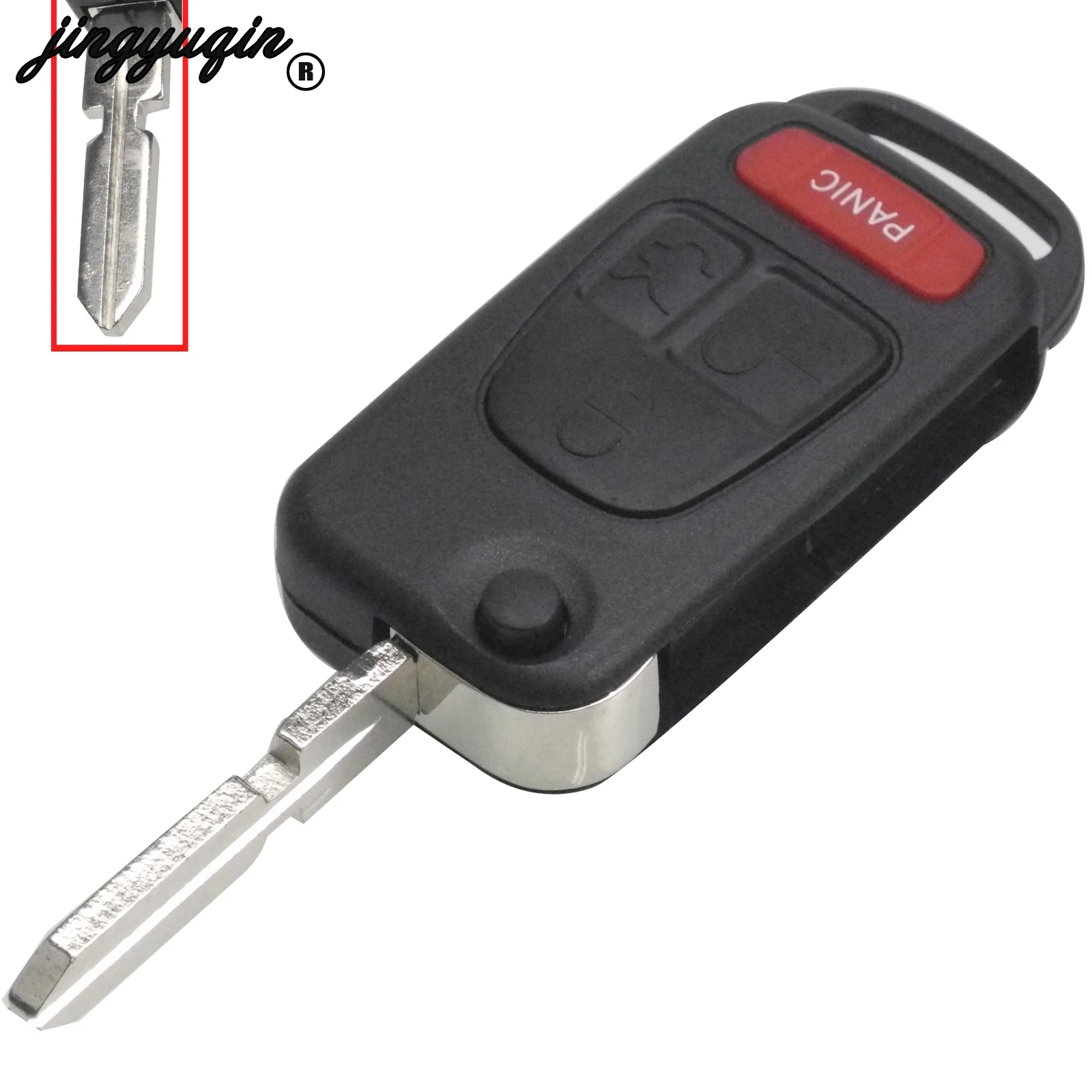Jingyuqin для Benz MB ML350 ML500 ML320 ML55 AMG ML430 складной пульт дистанционного управления Case3 +