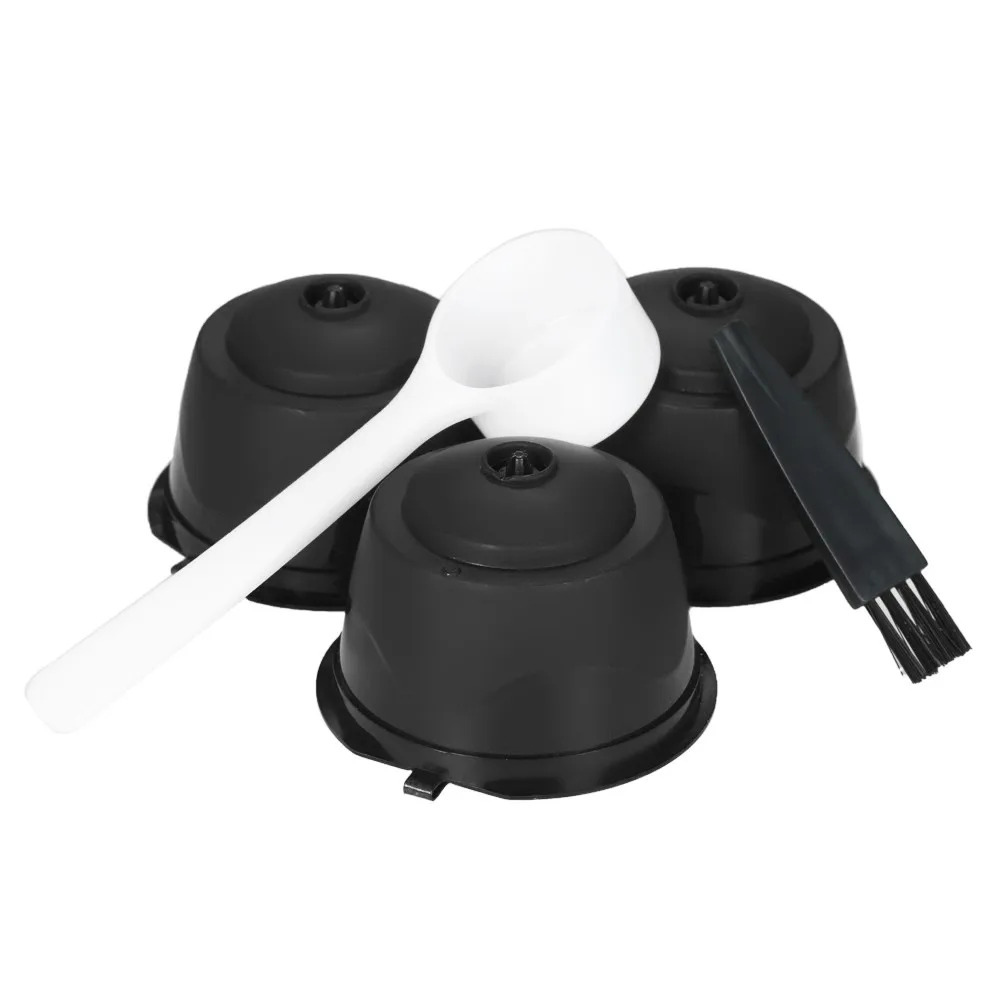 3 X Nescafe dolce&gusto Пластиковые Многоразовые капсулы для кофе чая эспрессо американо