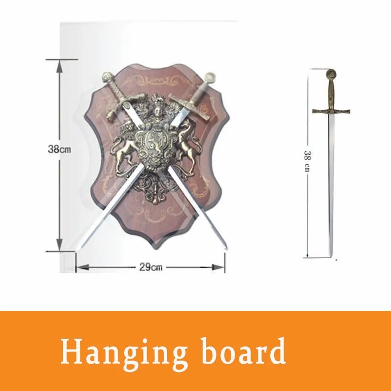 Деревянная настенная подвесная доска наденьте меч чтобы открыть замок выжить