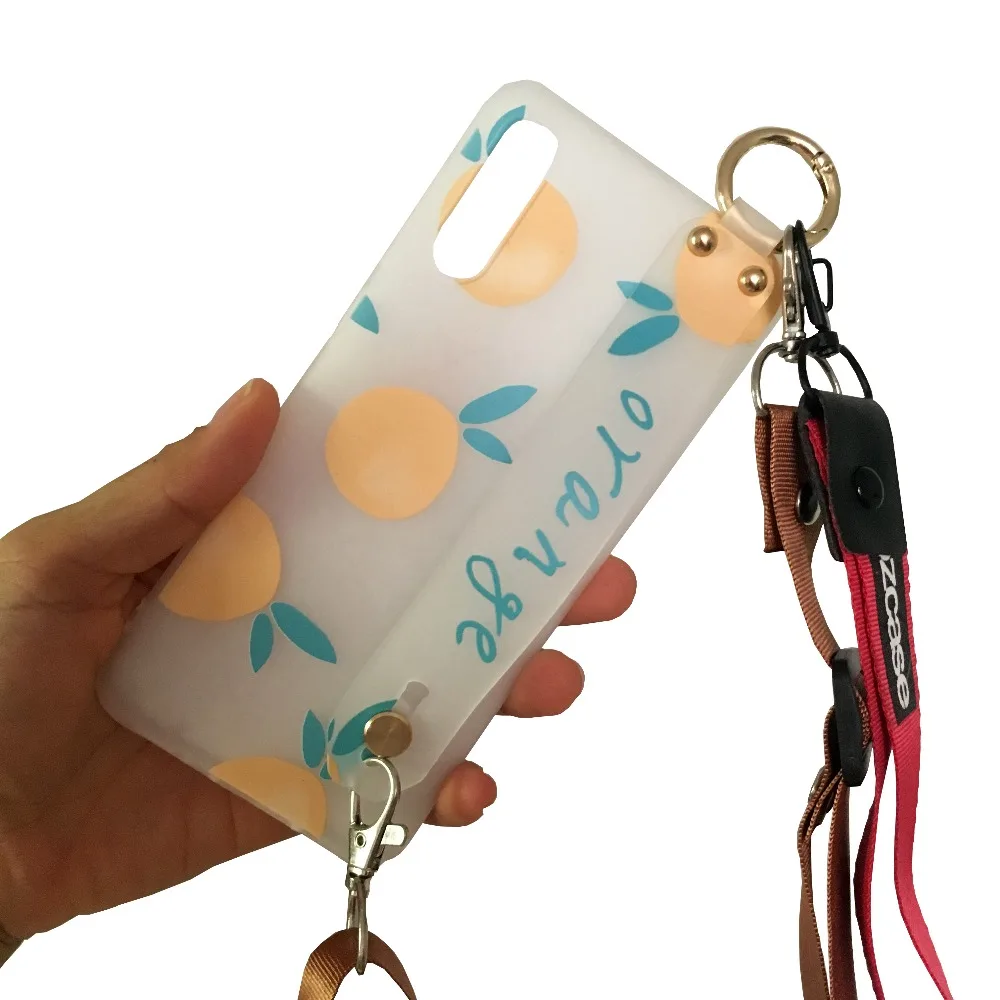Чехол из ТПУ для samsung galaxy note 10 pro 9 8 A50 70 40 30 20 10 S10 S9 S8 plus, чехол, браслет-держатель, мягкий чехол для телефона с лимонным ремешком
