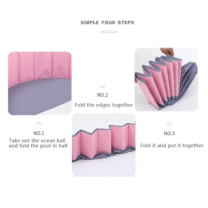 Складной бассейн с шариками игровой забор дети играют игровые палатки ставит