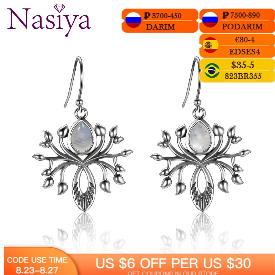 Мода капли воды красный агат Камень Серьги Ювелирные серьги для женщин