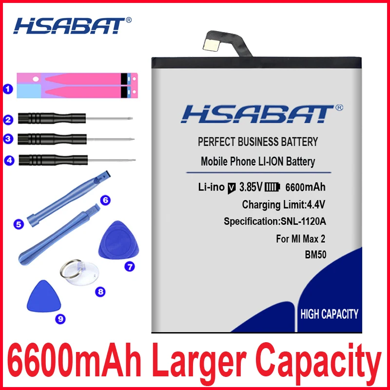 HSABAT BM49 BM50 BM3B BM22 BM35 Аккумулятор для Xiaomi Mi 5 4C Max Mix 2 Max2 Mix2 сменная батарея батареи