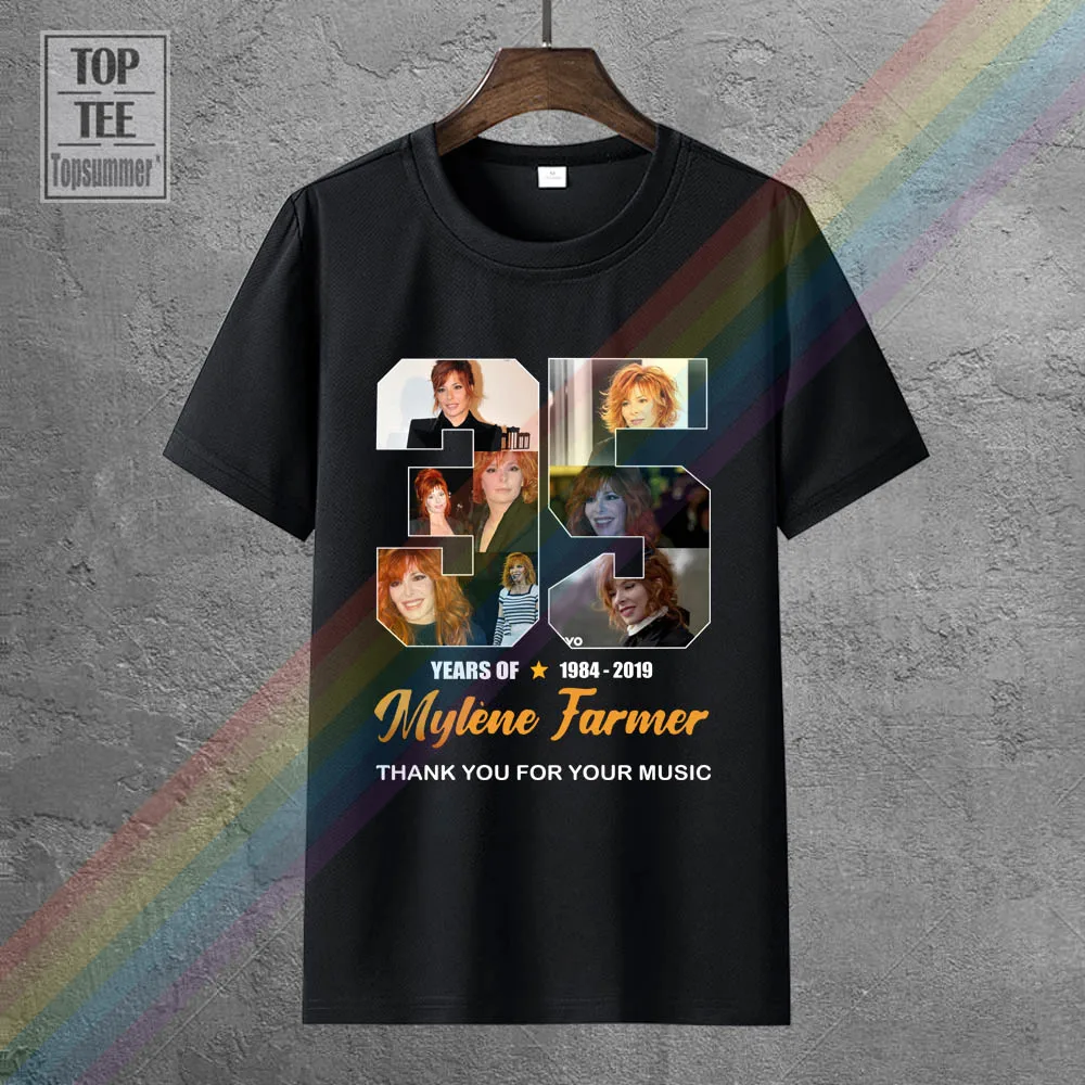 

Freeship 35 Years Of Mylene Farmer 1984 2019 Thank You Shirt