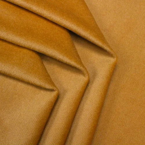 Желтый средней толщины шерстяной ткани 80% смешивание шерсти 20% вискоза WF118 | Дом и
