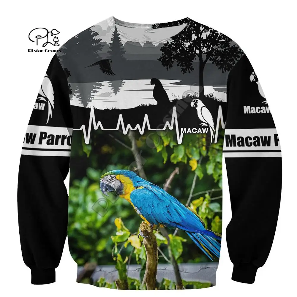 

PLstar Cosmos Animal Bird Parrot Pigeon Funny NewFashion Long Sleeve Streetwear casual 3DPrint Zip/Hoodies/Sweatshirts/Jacket 18