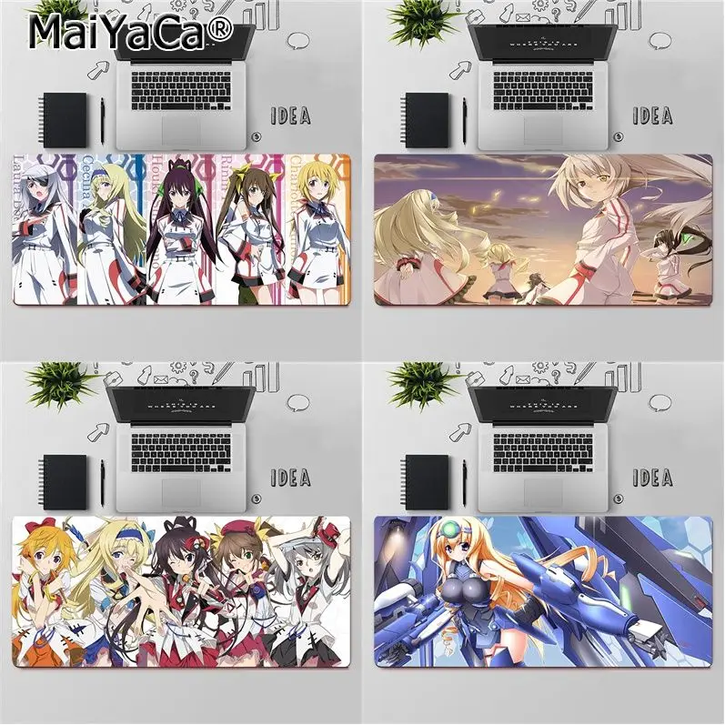 

MaiYaCa Top Quality IS Infinite Stratos Gaming Player desk laptop Rubber Mouse Mat Free Shipping Large Mouse Pad Keyboards Mat