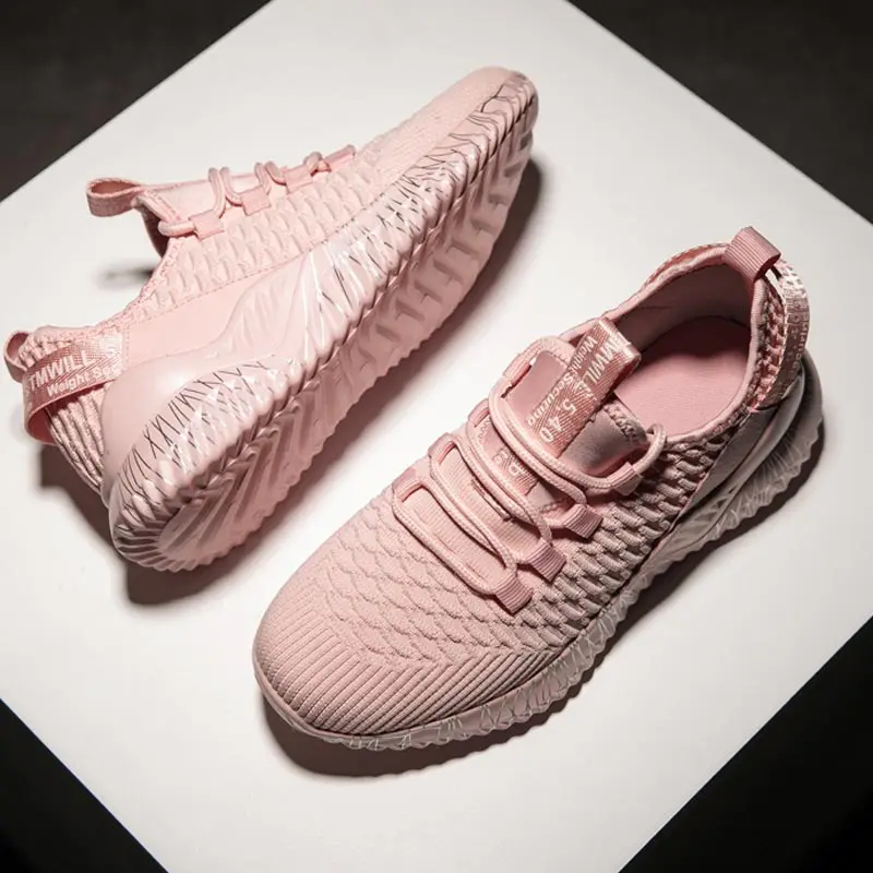 

Дышащая Летняя женская спортивная обувь, женская спортивная обувь для женщин, кроссовки, женская обувь для бега, женская розовая обувь для х...