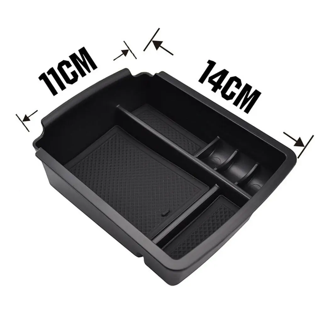 

Armrest Container Car Center Console Tray Black 1PCS Classic Durable Useful