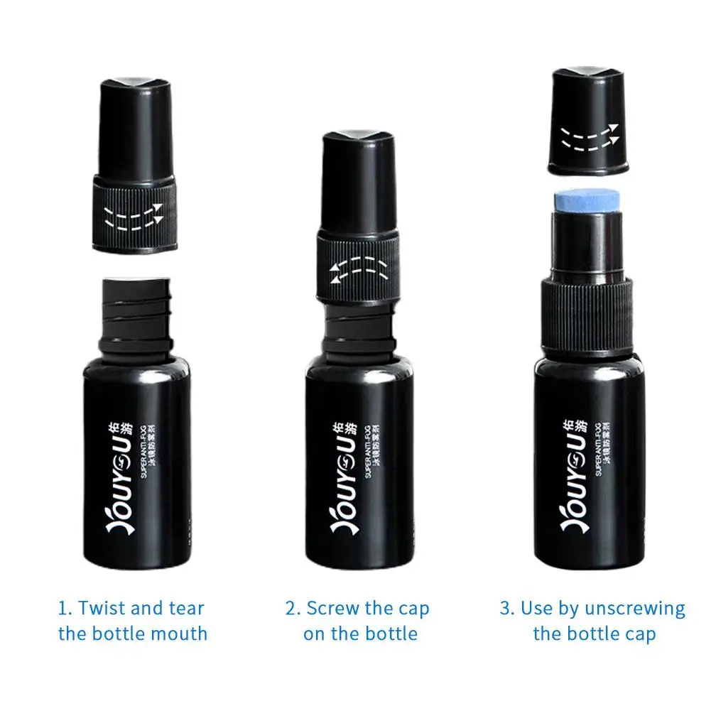 

15ML Swimming Goggles Anti-fog Agent Prevents Fogging of Glass Windows Mirrors Eyewear Lenses Long Lasting Fog Removal Agent