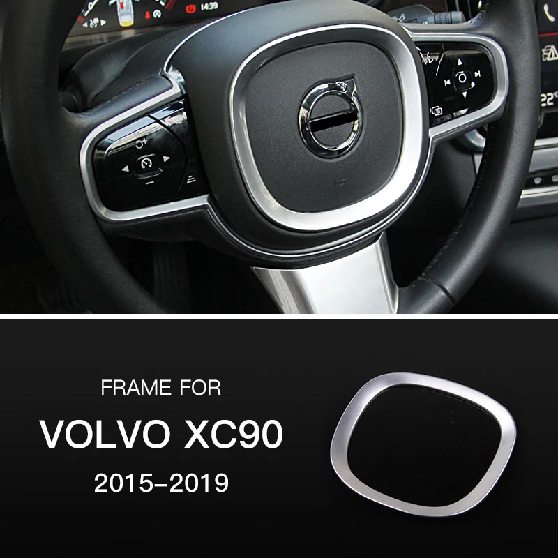 AIRSPEED хром ABS нержавеющая сталь для VOLVO XC90 аксессуары украшение автомобиля стикер Интерьер Литье - Название цвета: E