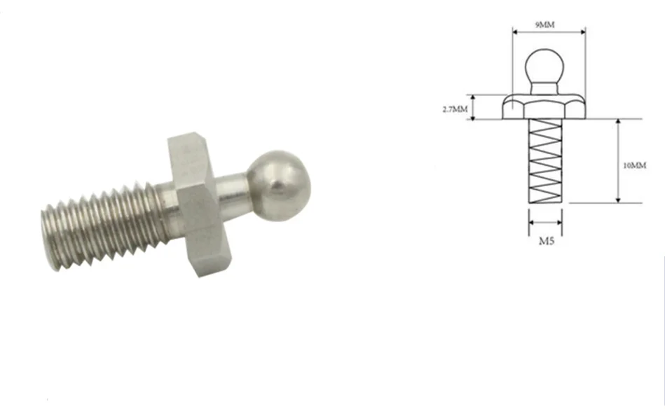 5 комплектов холщовая защелка для лодки прочное решение верхняя/нижняя часть M5 x 10