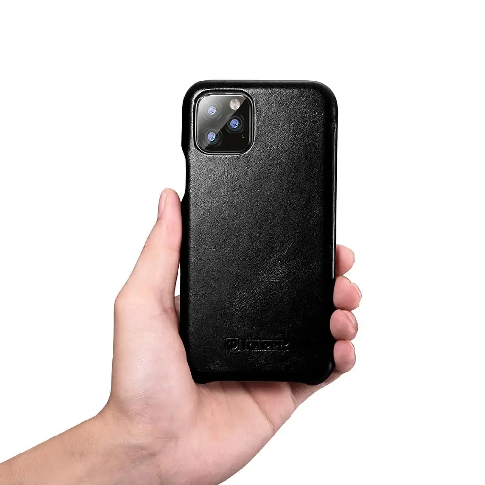 ICARER флип-чехол для iPhone 11Pro Max из натуральной кожи бизнес-книга Защитная крышка для Apple iPhone 11 бренд