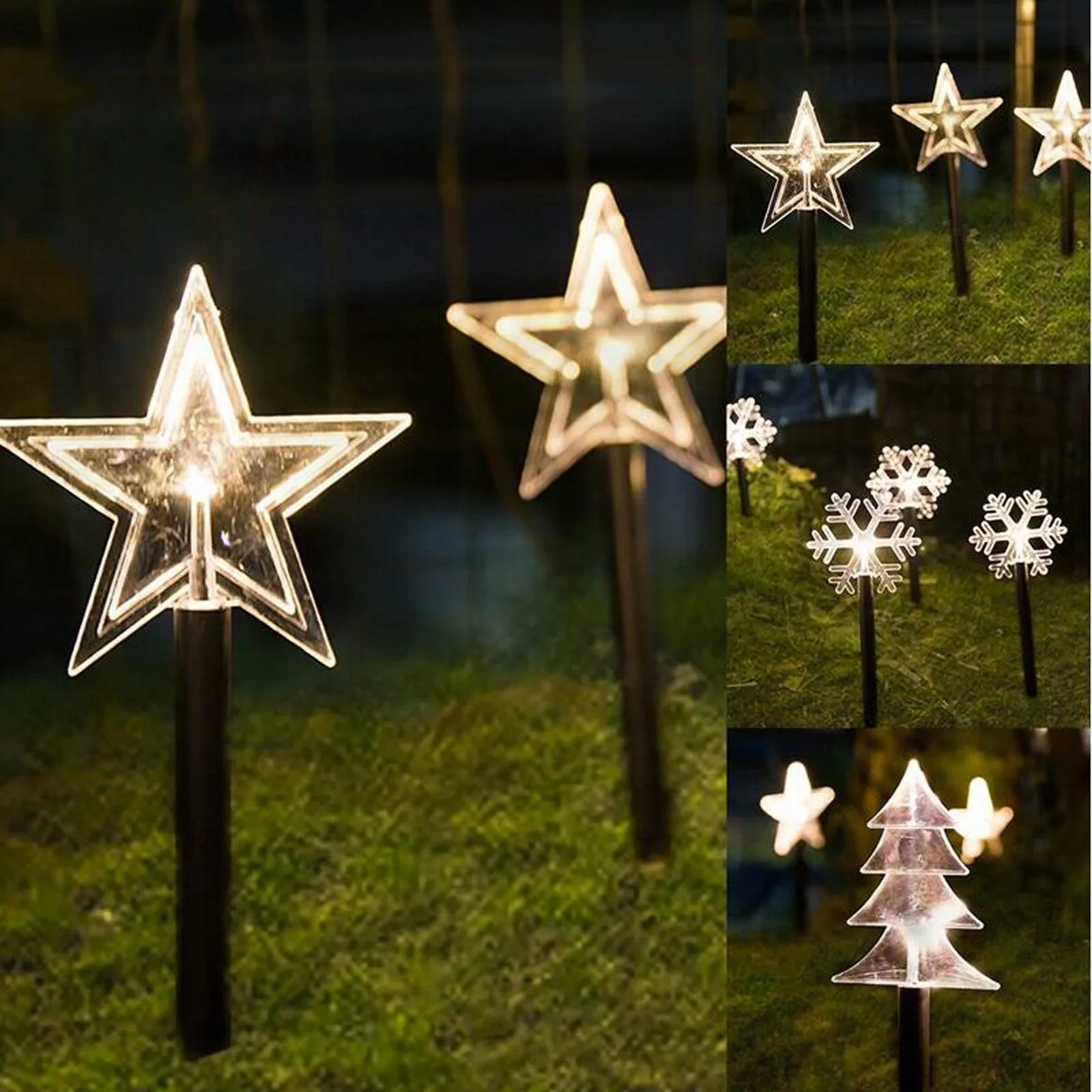 

Снежинка Рождественский светильник для освещения сада, 10 шт., Рождественское украшение для домашвечерние, 2021 светодиодная подсветка, подар...
