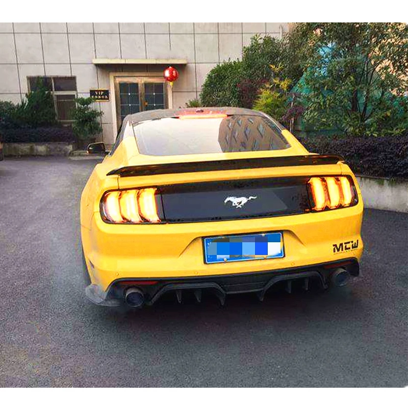 VLAND завод дизайн для Mustang задние фонари- для Европы Версия светодиодный задний фонарь и желтый сигнал поворота