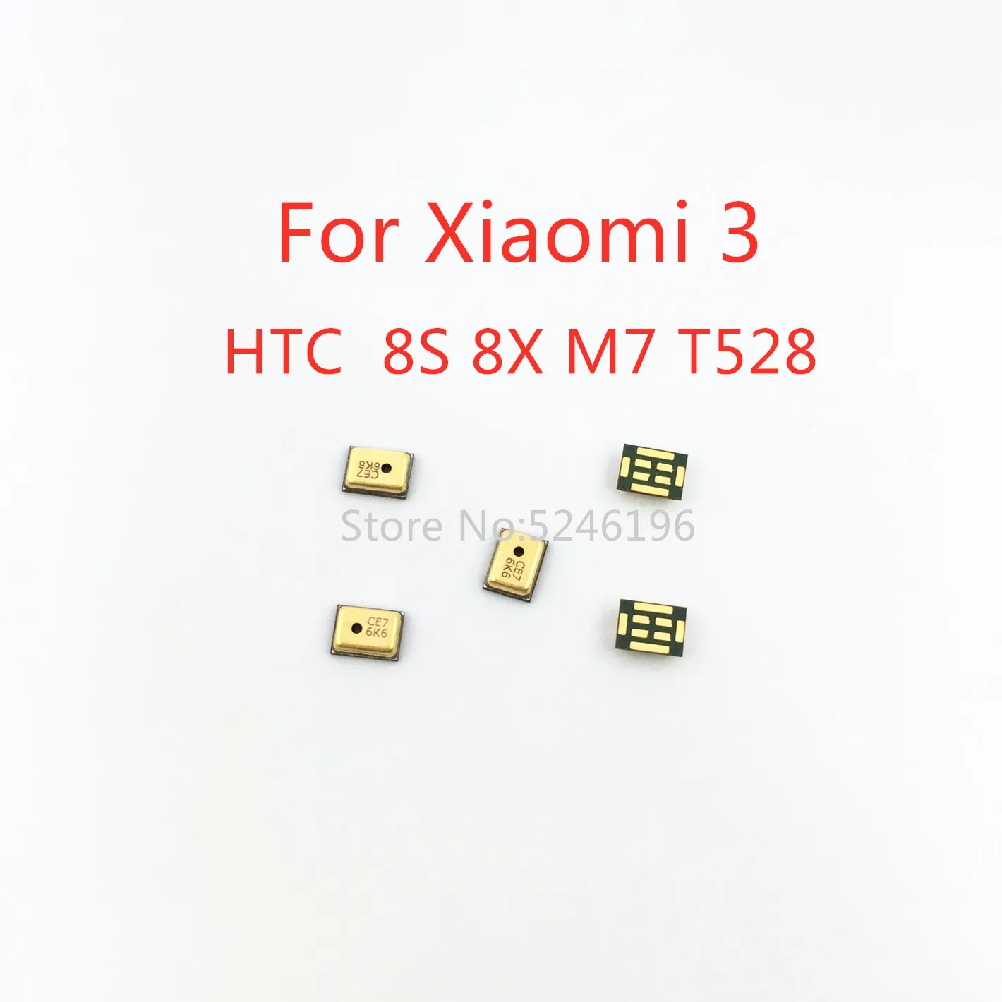 10 шт. 100 микрофон Внутренний приемник Динамик для Xiaomi 3 HTC 8S 8X M7 T528 T802 T525 C620D/E/T