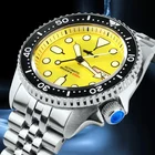 Часы HEIMDALLR SKX007 NH36 Мужские автоматические механические, светящиеся люксовые наручные часы для дайвинга с юбилейным браслетом, 200 м