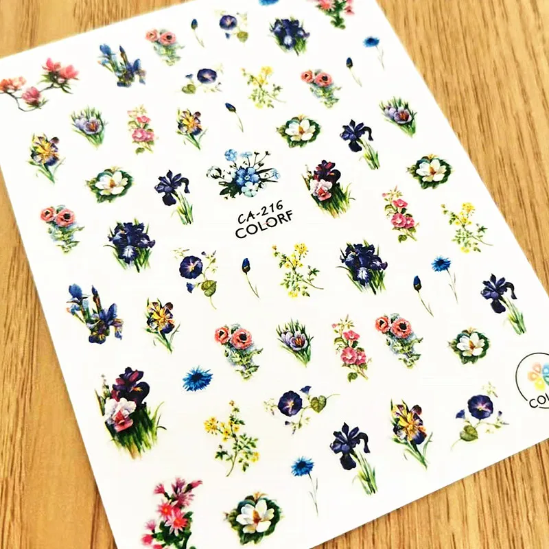 Новинка, самоклеящиеся 3d-наклейки с фиолетовыми смешанными цветами на заднюю панель, наклейки для штамповки, украшения «сделай сам», аксессуары, наклейки для ногтей CA216 167 Новинка, самоклеящиеся 3d-наклейки с фиолетовыми смешанными цветами на заднюю панель, наклейки для штамповки, украшения «сделай сам», аксессуары, наклейки для ногтей CA216 167