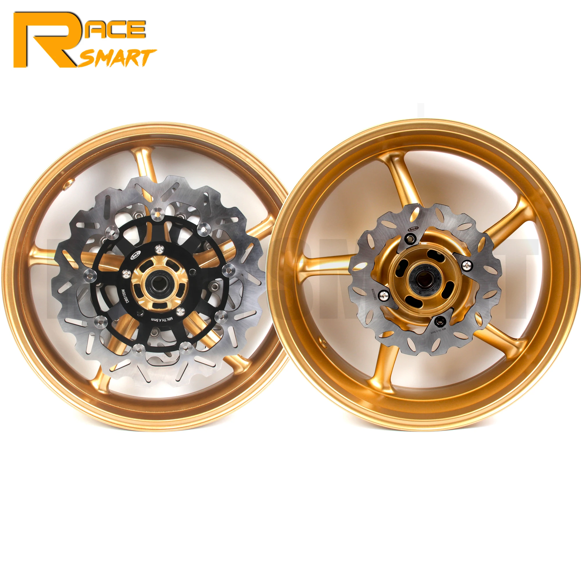 Дисковые тормозные диски переднего и заднего колеса для мотоцикла Triumph Street Triple 675