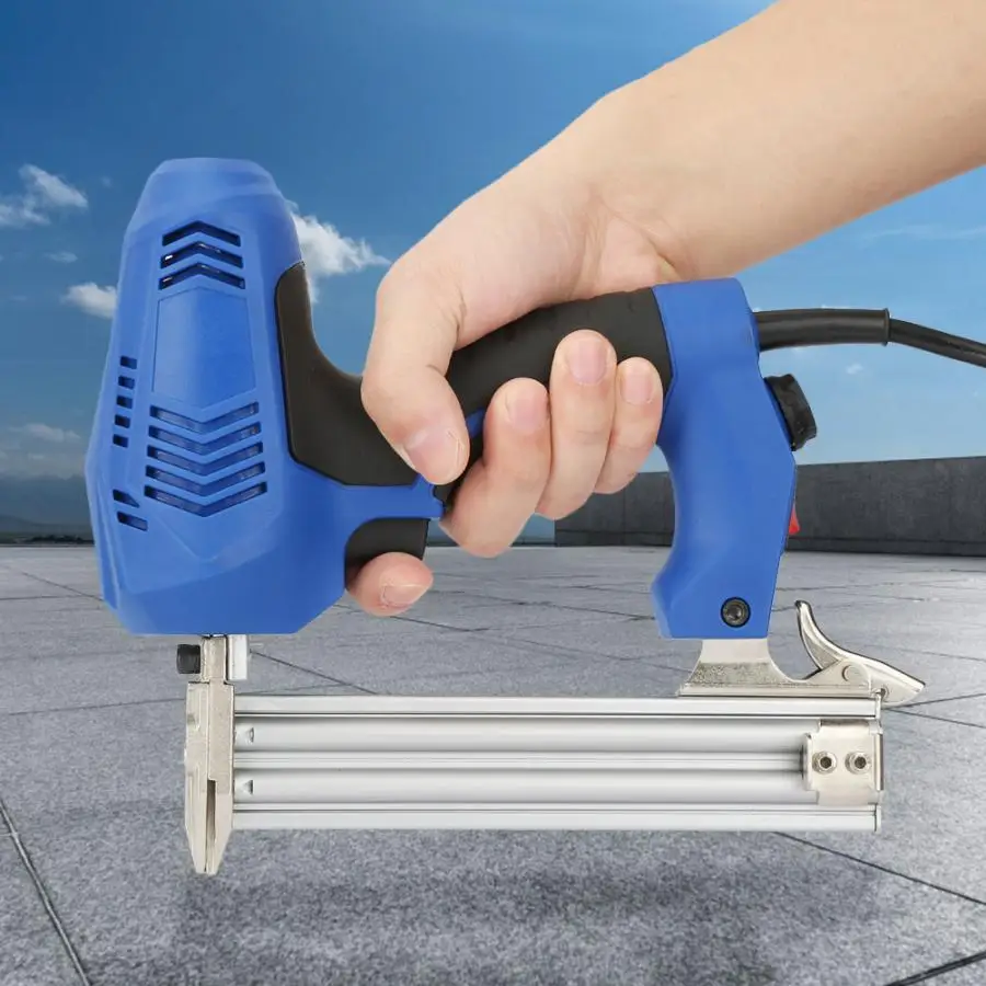 Пистолет для ногтей F30 мощный электрический пистолет прямые гвозди