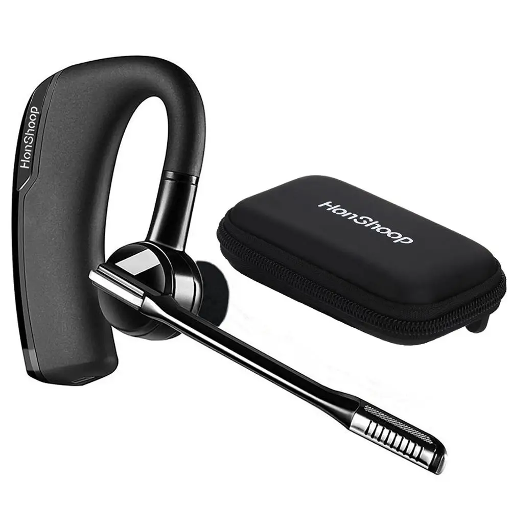 K6 voyager legend Bluetooth гарнитура Стерео шумоподавление громкой связи беспроводные стерео Bluetooth наушники с коробкой для хранения - Цвет: Black