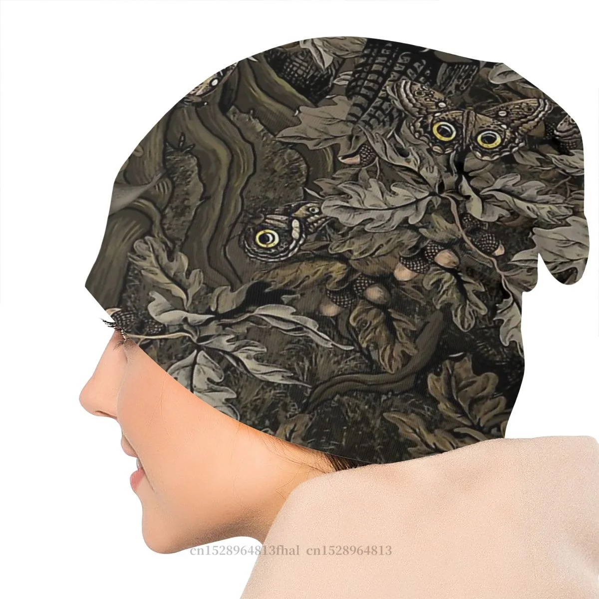 Камуфляжные армейские шапки облегающие вязаная шапка для осени и ночи зимняя