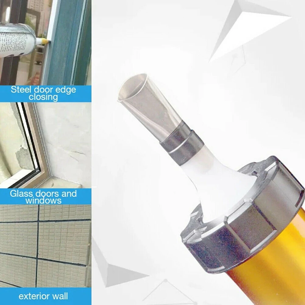 

For Kitchen Bathroom Caulking Nozzle Finisher W/Glue Mouth Applicator Useful