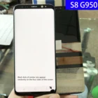 Оригинальный Super Amoled S8 Dot для Samsung Galaxy S8 ЖК-дисплей с рамкой стандартный ЖК-дисплей сенсорный экран с мертвыми пикселями Замена