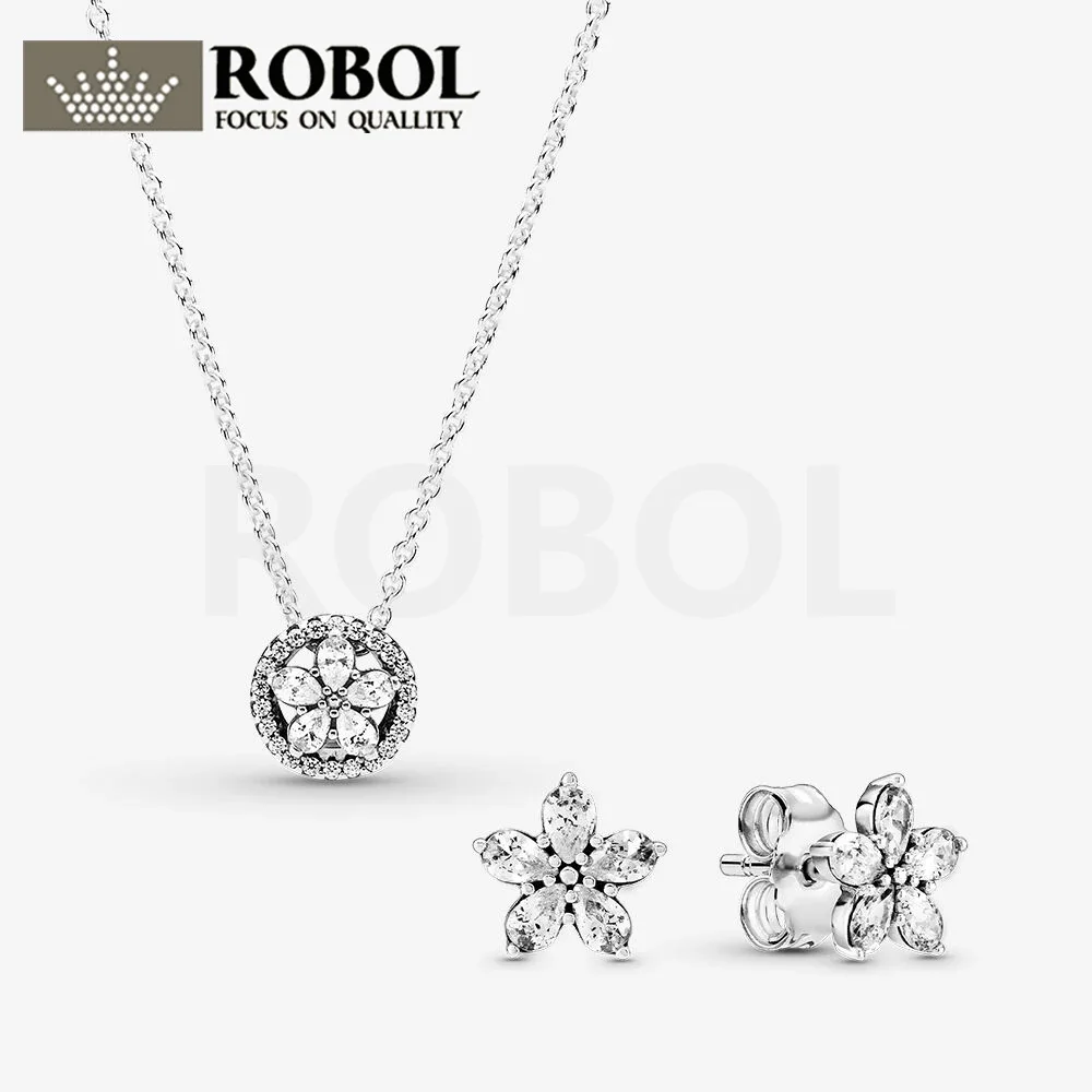 

Комплект из колье и серёг, из серебра 925 пробы, классический универсальный, осень 2020