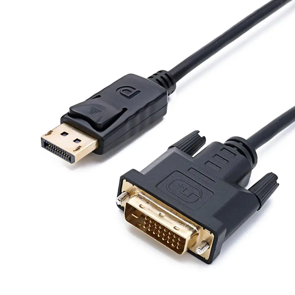 Displayport DVI штекер дисплей порт D 24 + 1 позолоченный двухканальный видеокабель