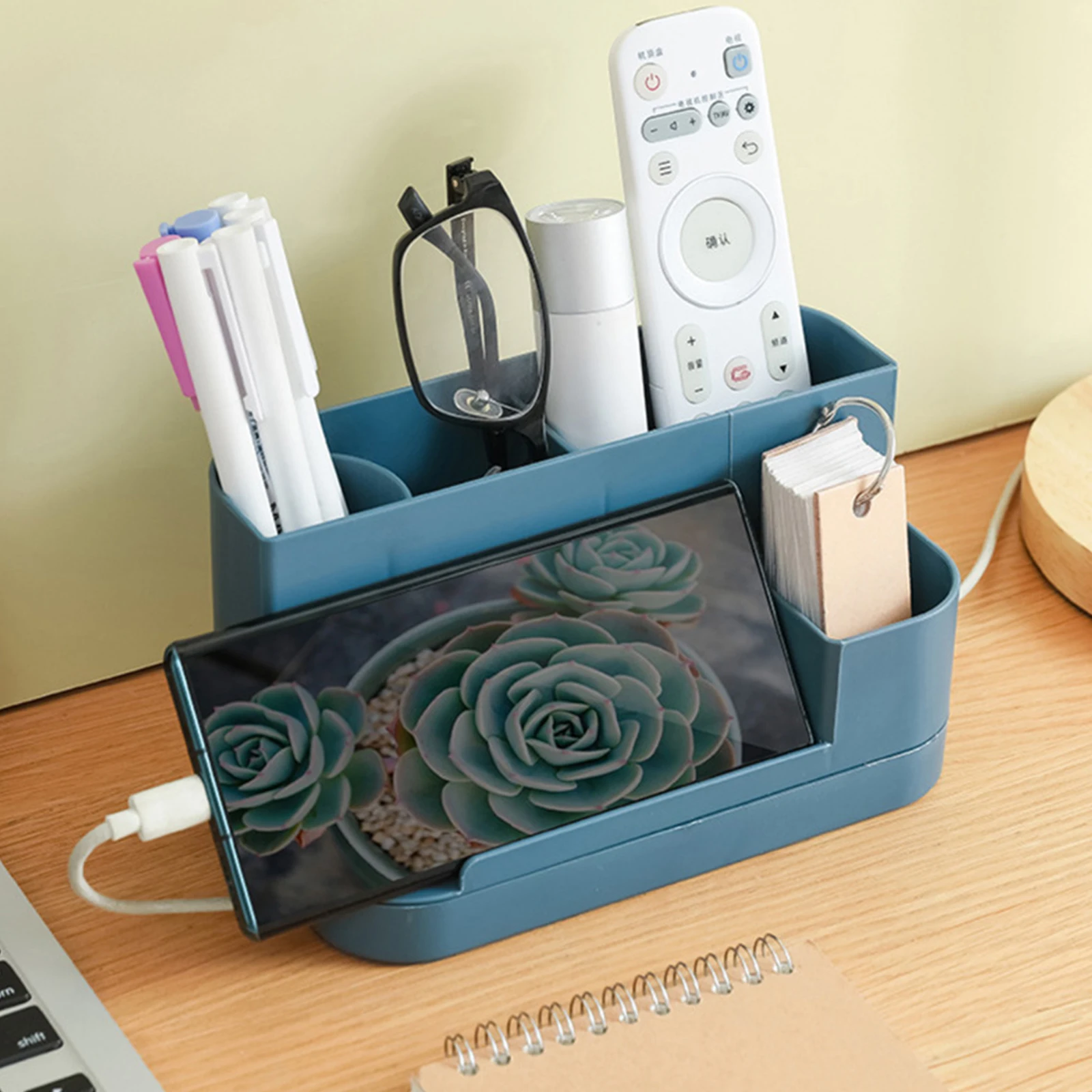 Rotating Desktop Shelf Makeup Organizer Multi-Purpose Storage Rack For Cosmetics Remote Controller Pens Office Desk Box | Дом и сад