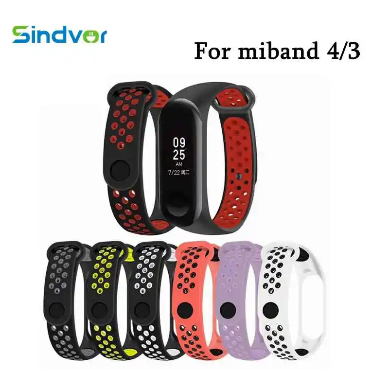 Спортивный Браслет mi Band 4, ремешок на запястье для Xiaomi mi band 3, 4, силиконовый браслет mi band для mi band 3, 4, Смарт-часы mi band, ремешок