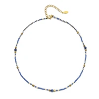 zmzy bohemian cute miyuki beads strand necklace women collares collier beaded short choker necklace jewelry gift