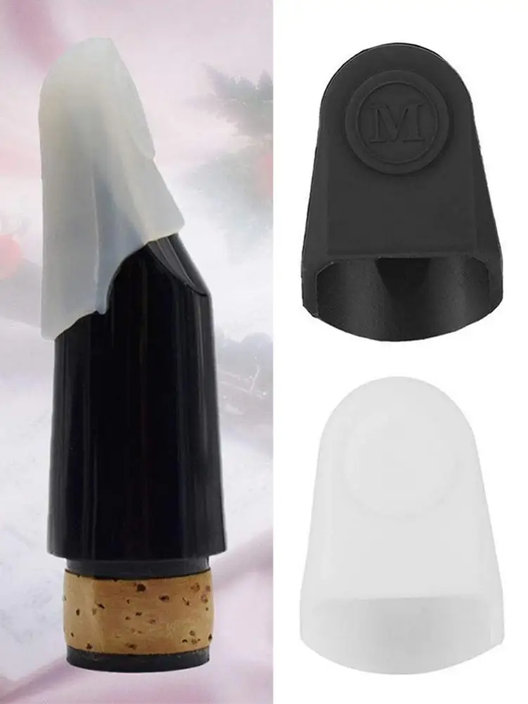 Резиновый мундштук среднего размера Защитный колпачок для альт тенор саксофон