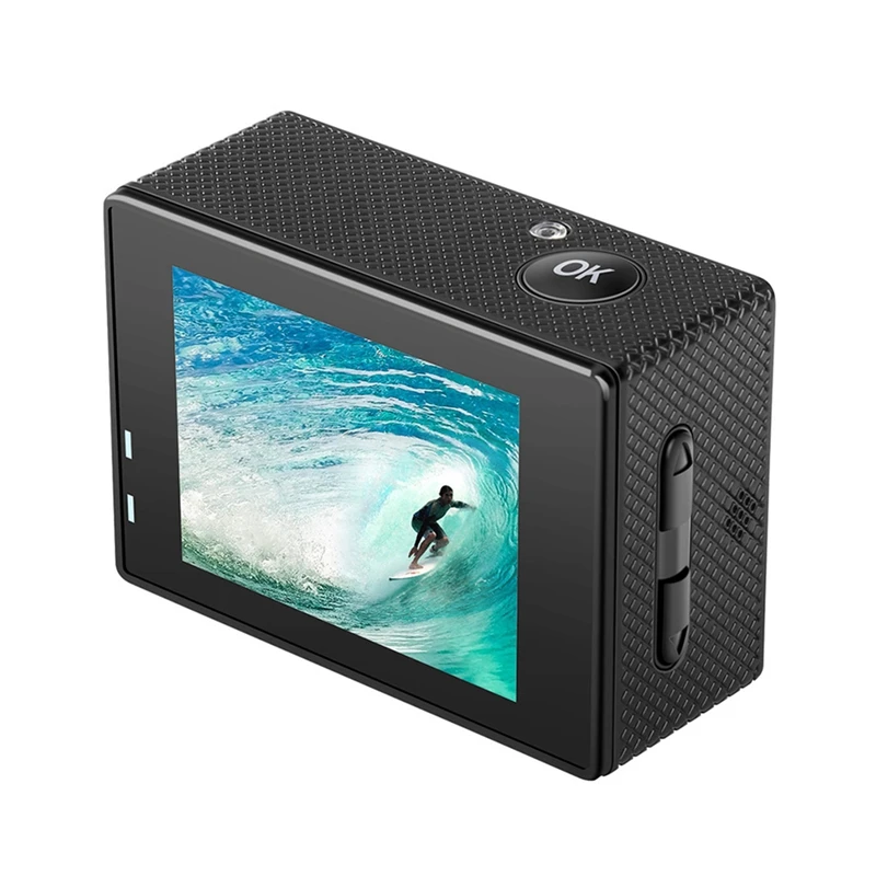 Экшн-камера 4K Ultra HD 60 кадров в секунду 24 МП Wi-Fi Спортивная камера экран 2 0 дюйма IPS